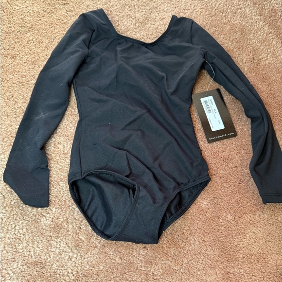 Bloch Other - Bloch Black Dance Long Sleeve Leotard